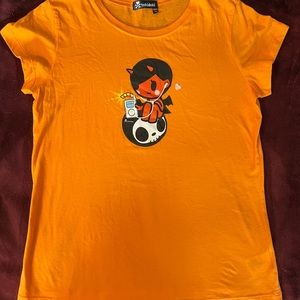 Tokidoki Devil on Skull t-shirt